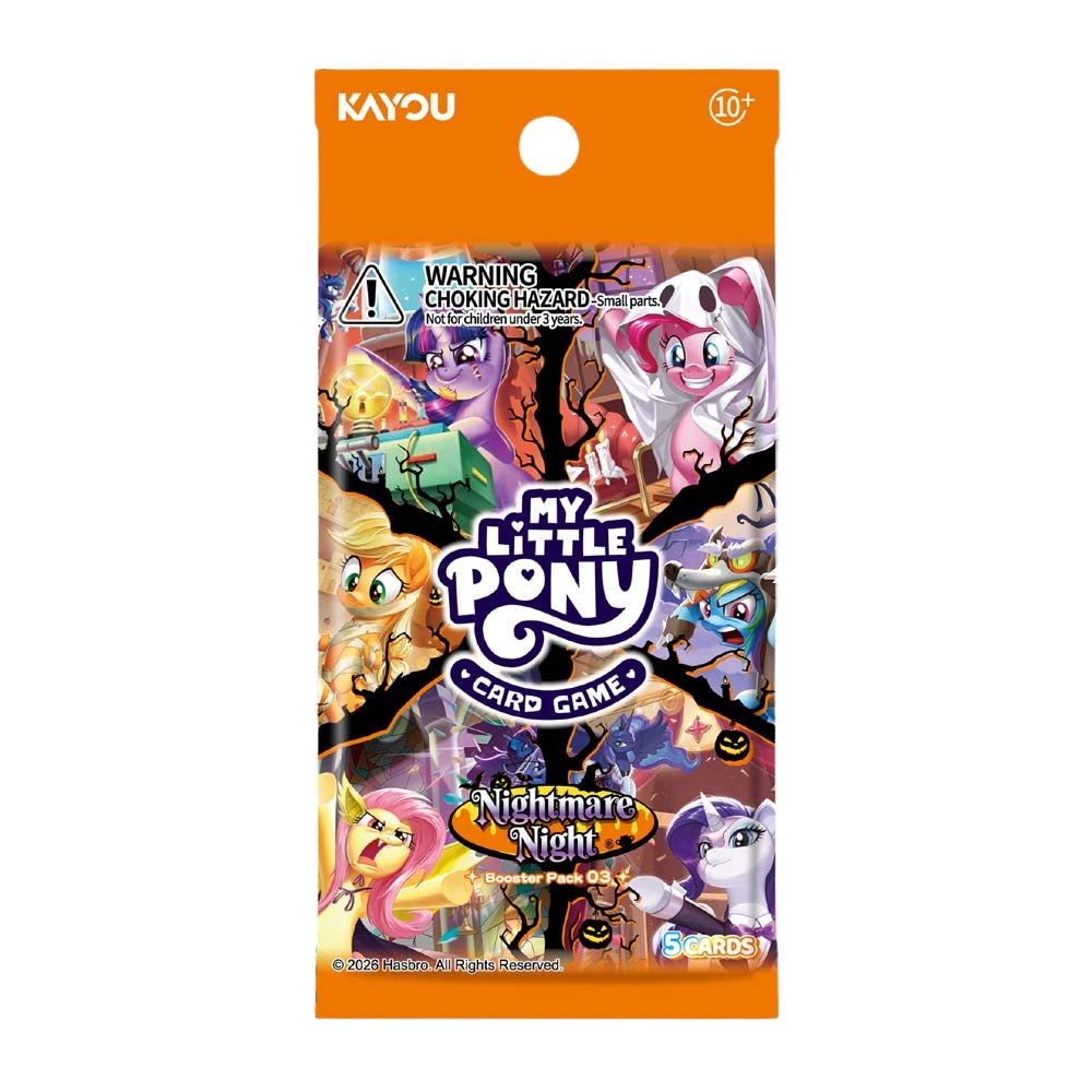 Kayou My Little Pony TCG Nightmare Night booster pack front
