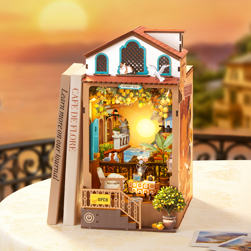 Rolife Sunset Isle DIY Book Nook TGB18 [PRE-ORDER]