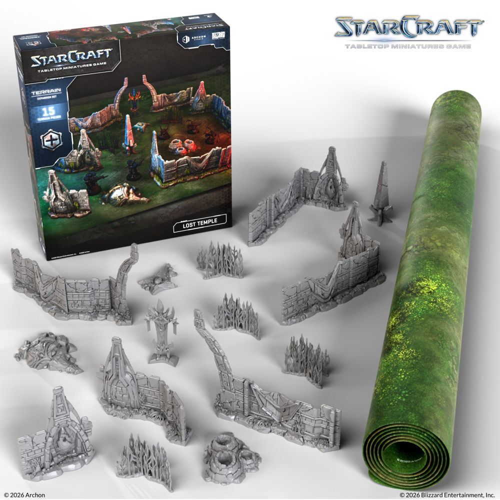 Starcraft Miniatures Games: Lost Temple - Terrain Expansion Set [PRE-ORDER]