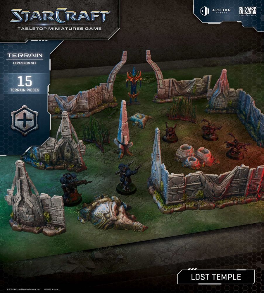 Starcraft Miniatures Games: Lost Temple - Terrain Expansion Set [PRE-ORDER]