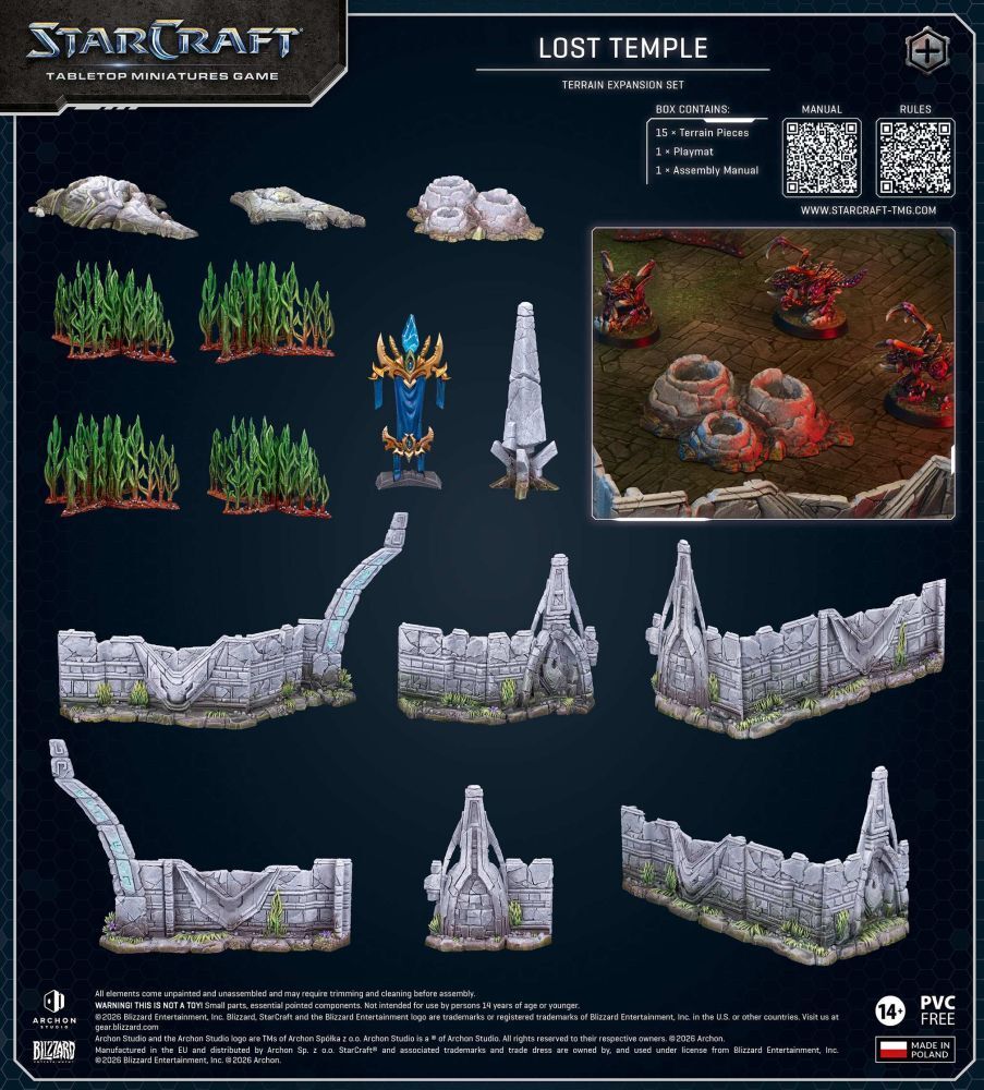 Starcraft Miniatures Games: Lost Temple - Terrain Expansion Set [PRE-ORDER]