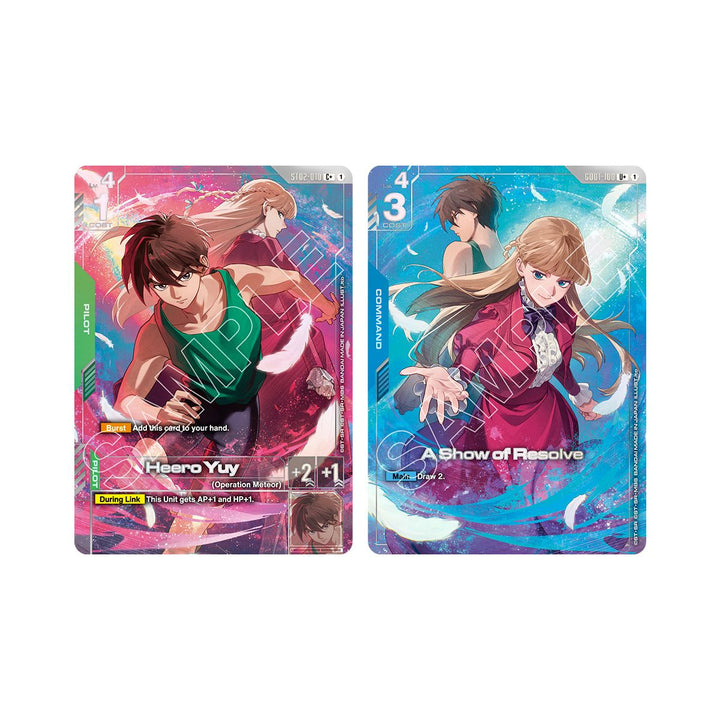 Bandai - Gundam Card Game Premium Accessory Set -Mobile Suit Gundam Wing