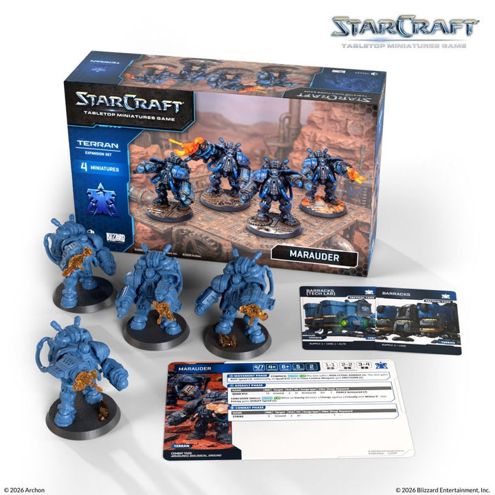 Starcraft Miniatures Games: Terran - Marauder - Expansion Set [PRE-ORDER]