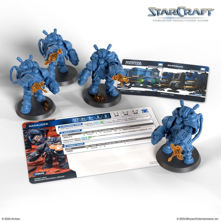 Starcraft Miniatures Games: Terran - Marauder - Expansion Set [PRE-ORDER]