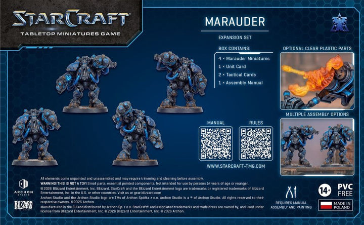 Starcraft Miniatures Games: Terran - Marauder - Expansion Set [PRE-ORDER]