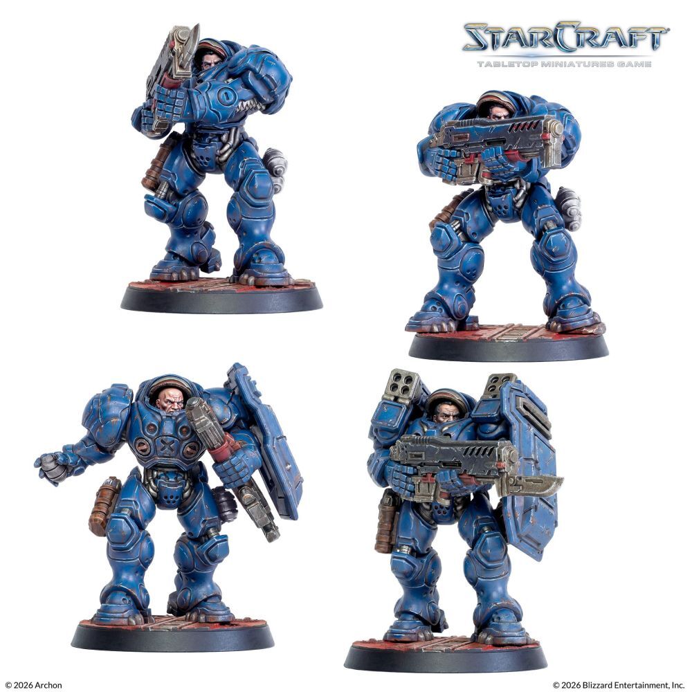 Starcraft Miniatures Games: Terran - Marine - Expansion Set [PRE-ORDER]