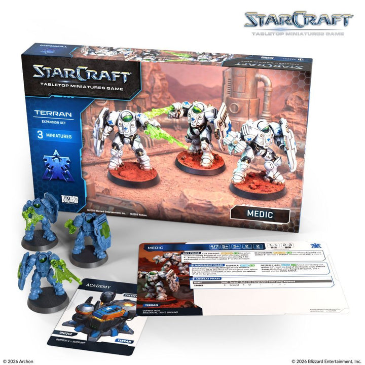 Starcraft Miniatures Games: Terran - Medic - Expansion Set [PRE-ORDER]