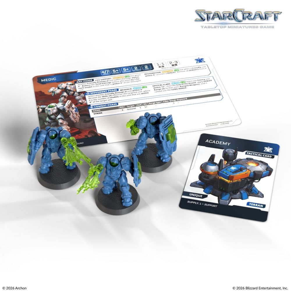 Starcraft Miniatures Games: Terran - Medic - Expansion Set [PRE-ORDER]