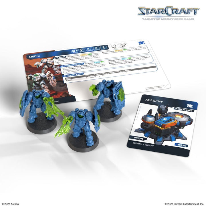 Starcraft Miniatures Games: Terran - Medic - Expansion Set [PRE-ORDER]
