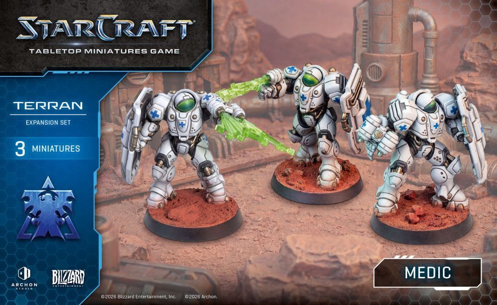 Starcraft Miniatures Games: Terran - Medic - Expansion Set [PRE-ORDER]