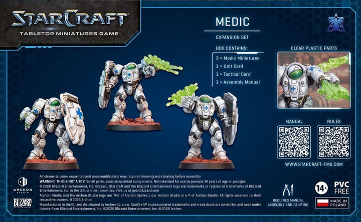 Starcraft Miniatures Games: Terran - Medic - Expansion Set [PRE-ORDER]