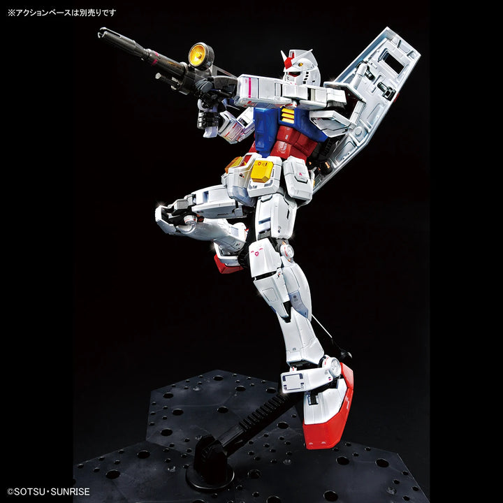 GUNDAM - 1/100 Gundam Base MG RX-78-2 Gundam Ver. 3.0 [Titanium Finish]
