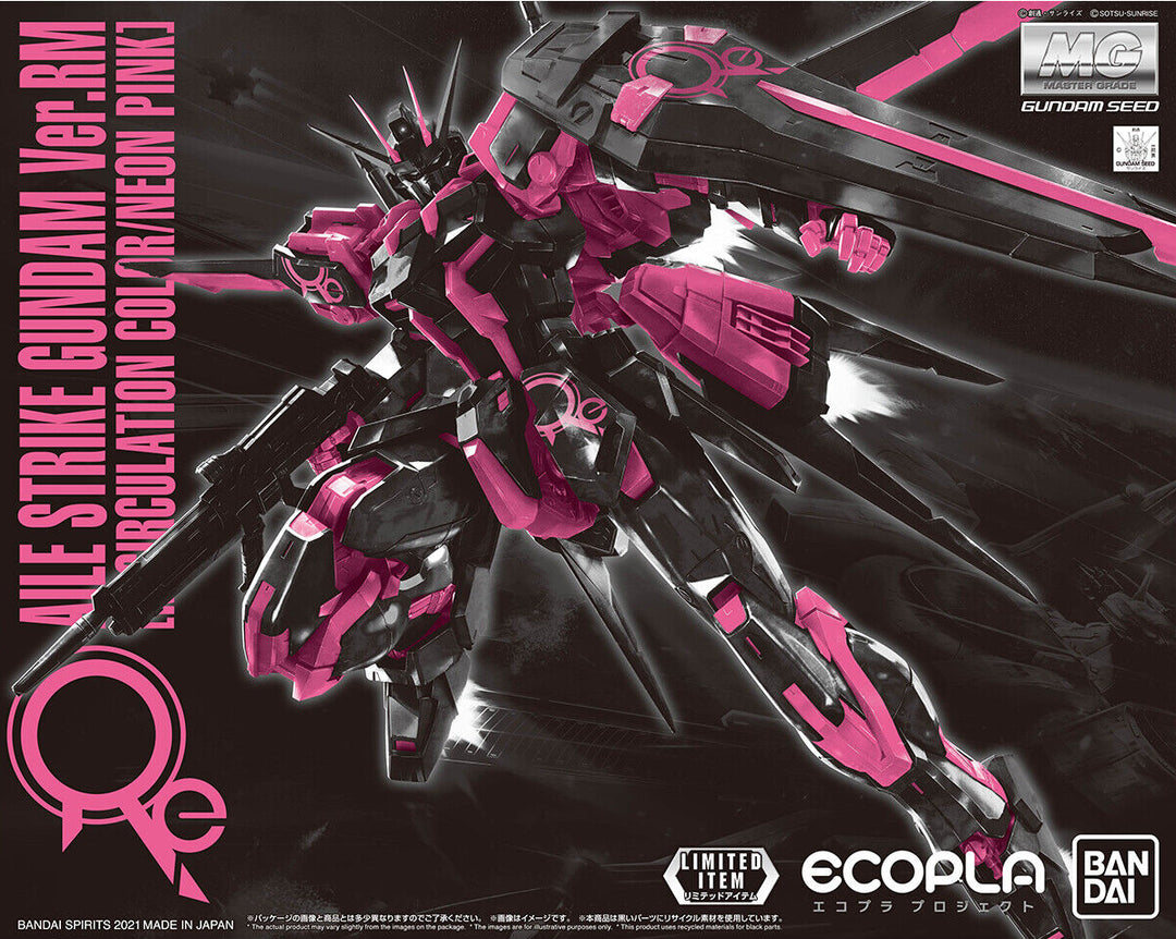 GUNDAM - P-Bandai 1/100 MG Aile Strike Gundam Ver. RM [Recirculation Ver/ Neon Pink]
