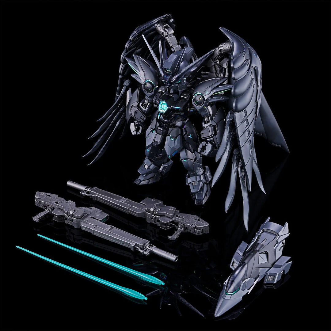 GUNDAM - P-Bandai MGSD Wing Gundam Zero EW [Structural Coating/Black] [PRE-ORDER]