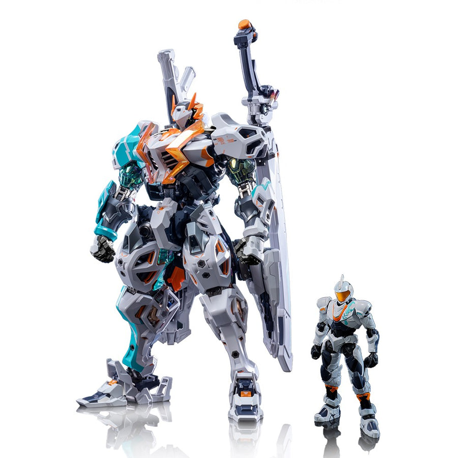 Moshow x Kotobukiya Hexa Gear V-THOR Assault Type Ji rei with Governor on a white background