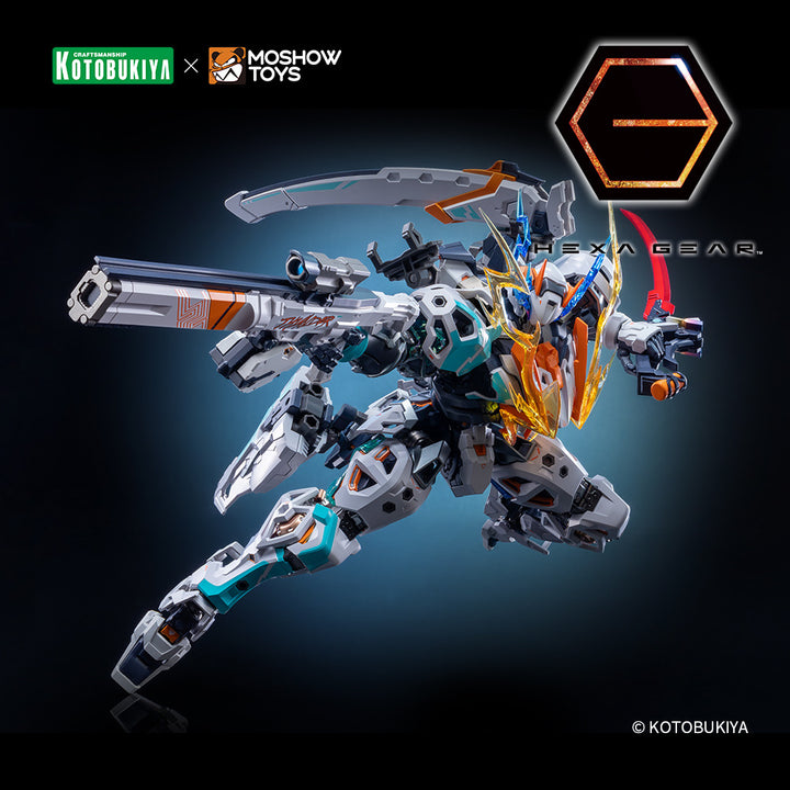 V-THOR Assault Type Ji rei in a dynamic firing pose with beam effect parts