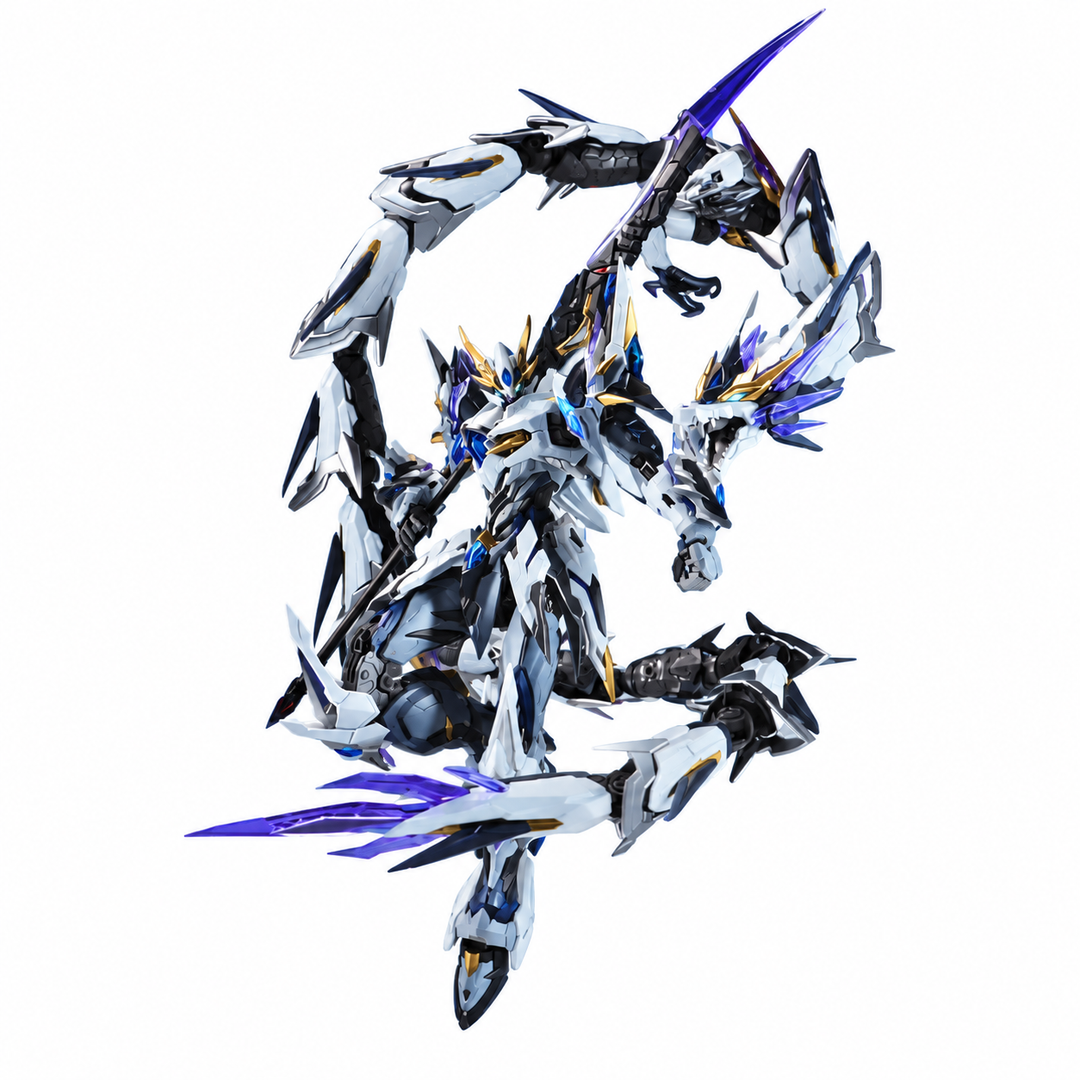 Motor Nuclear MNP-XH03W Ao Bing Majestic Color model kit with mechanical dragon