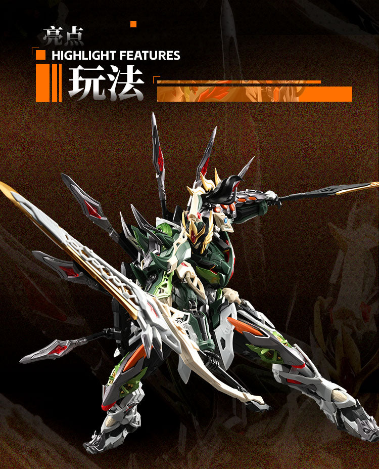 Motor Nuclear MNP-XH17 Ma Chao model kit - articulation and action display