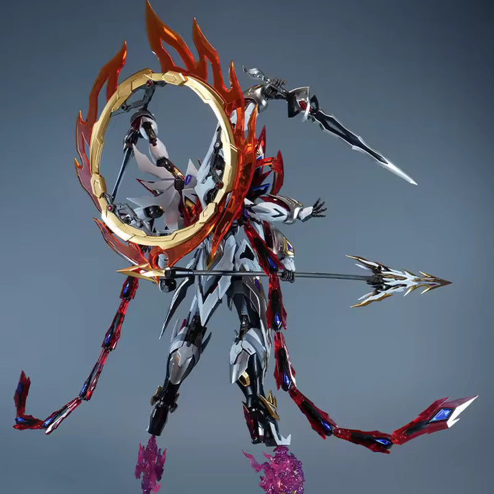 Motor Nuclear MNP-XH04W Nezha Majestic Color, rear view and weapon configuration