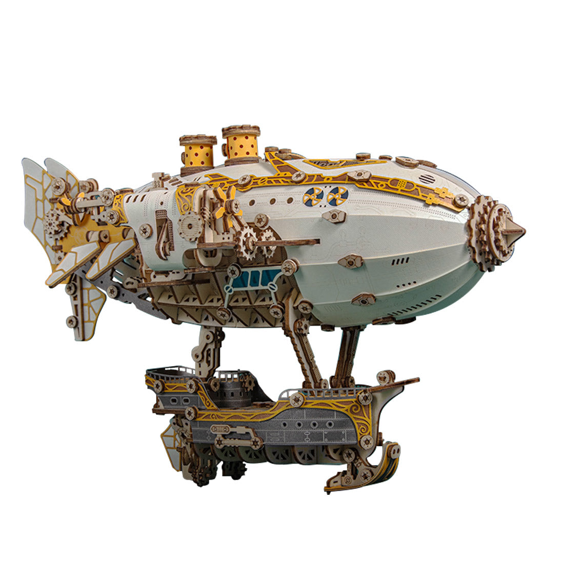 HowCat Steampunk Airships 3d Wooden Puzzle – MetaLife