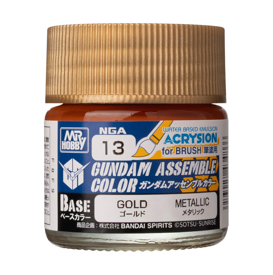 MR HOBBY - GSI Creos Gundam Assemble Color Gold 10ml NGA13 - bottle