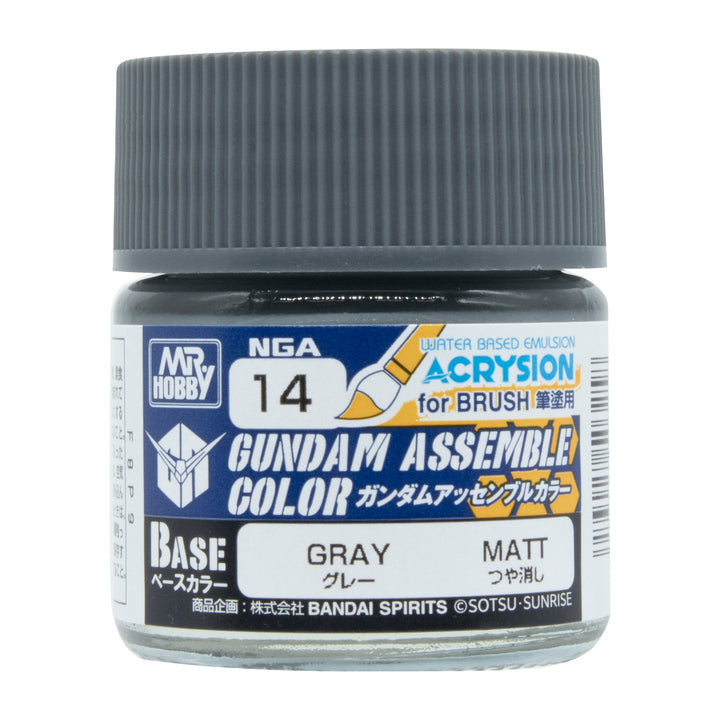 MR HOBBY - GSI Creos Gundam Assemble Color Gray 10ml NGA14 - bottle