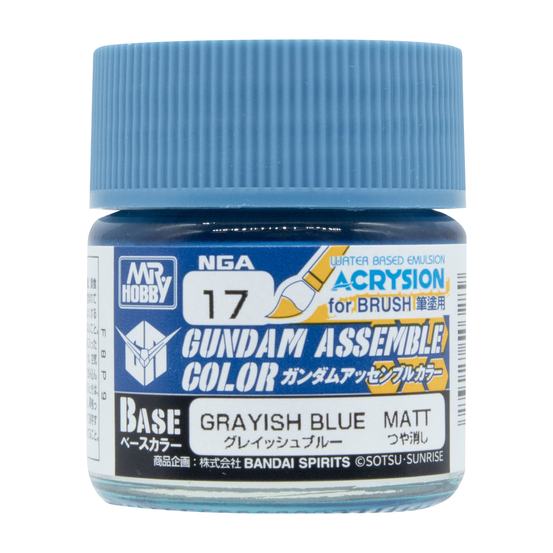 MR HOBBY - GSI Creos Gundam Assemble Color Grayish Blue 10ml NGA17 - bottle