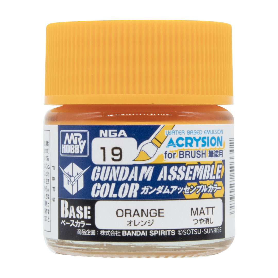 MR HOBBY - GSI Creos Gundam Assemble Color Orange 10ml NGA19 - bottle
