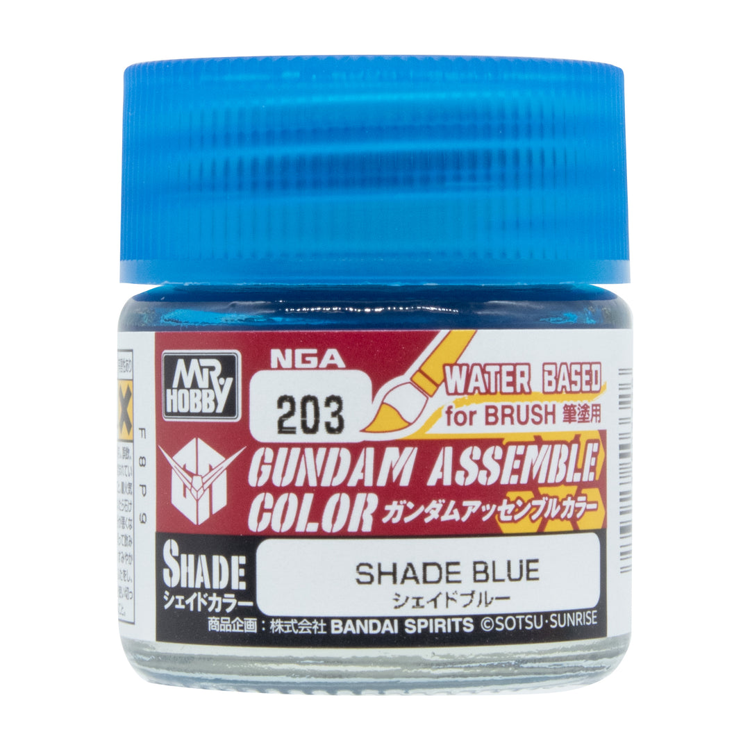 MR HOBBY - GSI Creos Gundam Assemble Color Shade Blue 10ml NGA203 - bottle