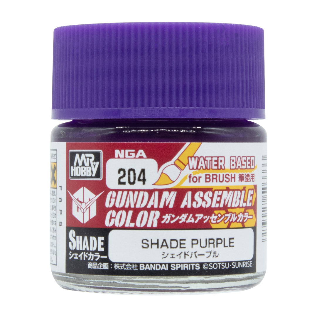 MR HOBBY - GSI Creos Gundam Assemble Color Shade Purple 10ml NGA204 - bottle