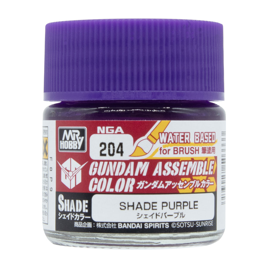 MR HOBBY - GSI Creos Gundam Assemble Color Shade Purple 10ml NGA204 - bottle
