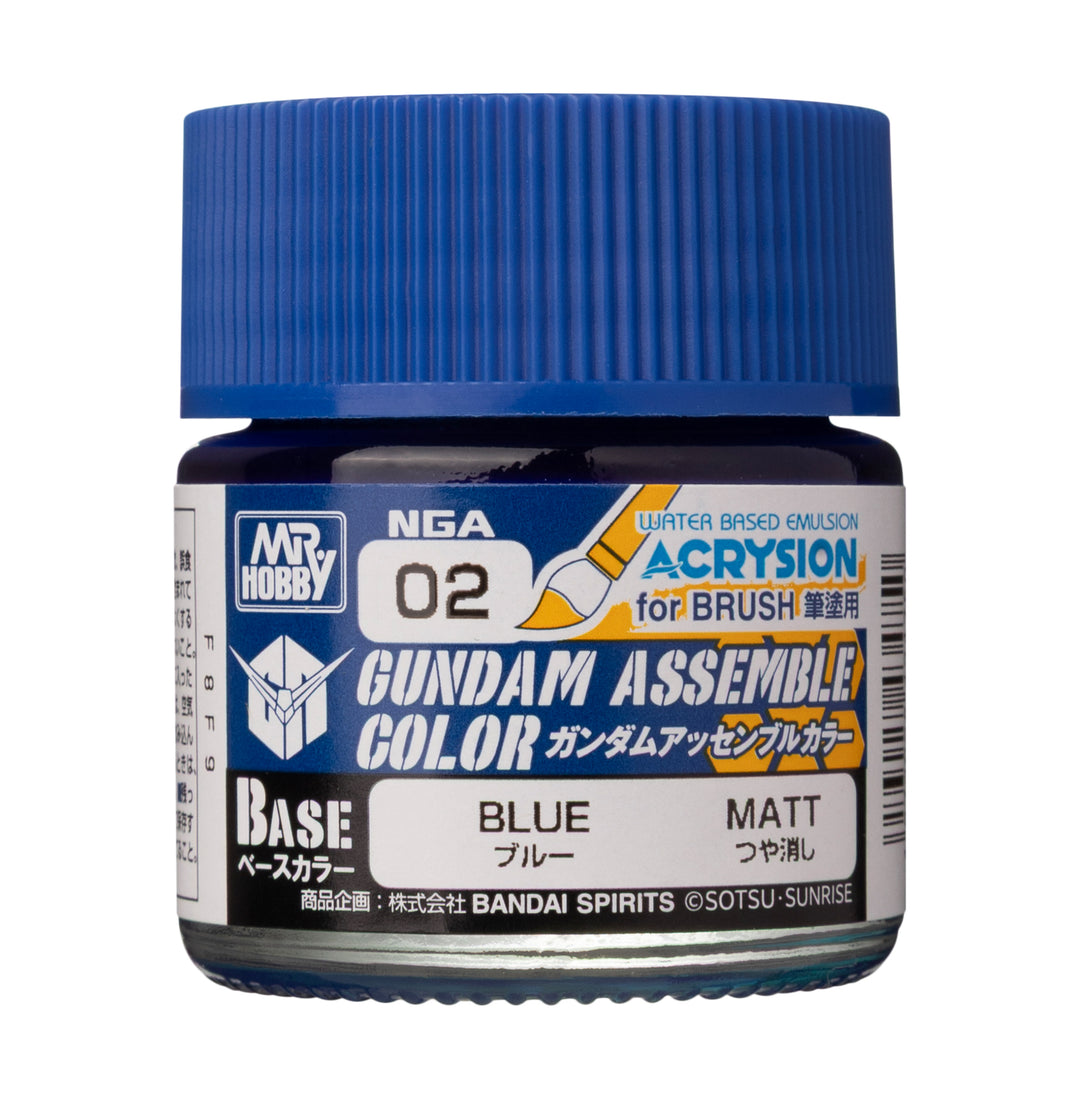 MR HOBBY - GSI Creos Gundam Assemble Color Blue 10ml NGA02 - bottle
