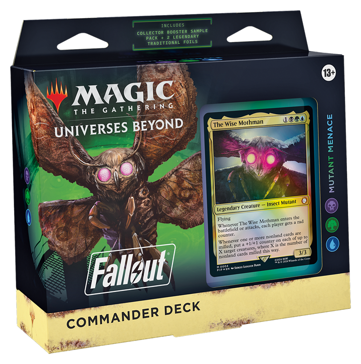 Magic The Gathering Fallout Mutant Menace Commander Deck front packaging