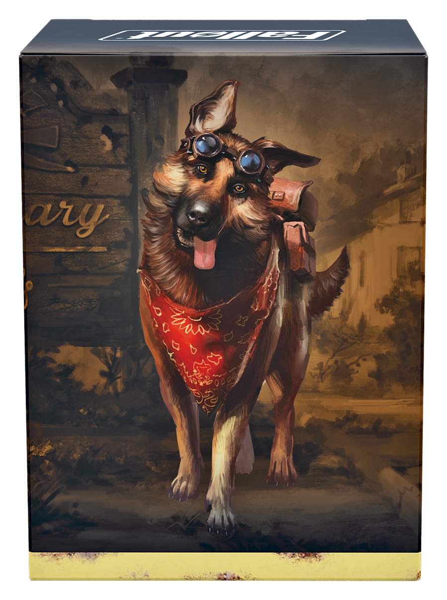 Magic The Gathering Fallout Scrappy Survivors included deck box view 4