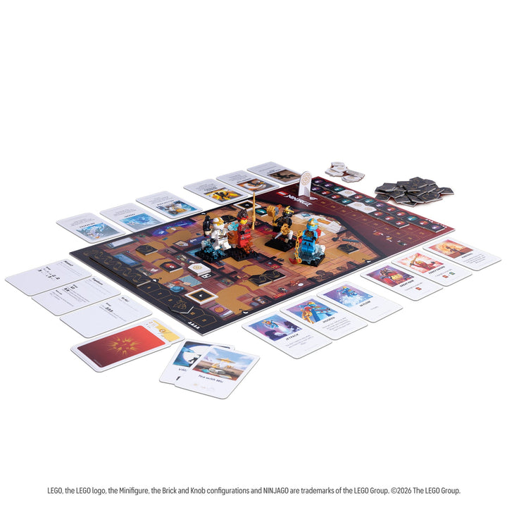 LEGO Ninjago Destiny's Bounty Adventures game setup