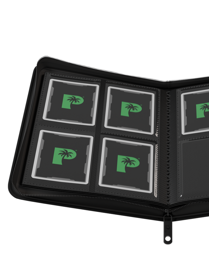 Palms Off Collector’s Series 4 Pocket Zip Binder (Black) - product detail