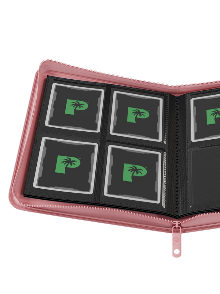 Palms Off Collector’s Series 4 Pocket Zip Binder (Pink) - product detail