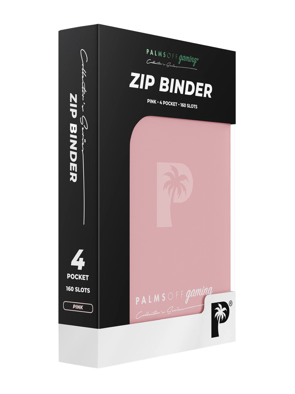Palms Off Collector’s Series 4 Pocket Zip Binder (Pink) - retail packaging