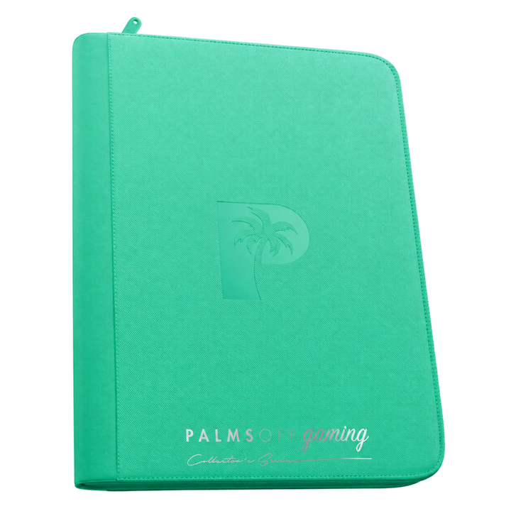 Palms Off - Collector’s Series 9 Pocket Zip Binder (Turquoise)