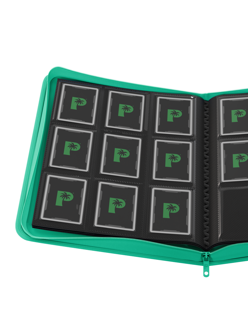 Palms Off Collector’s Series 9 Pocket Zip Binder (Turquoise) - product detail