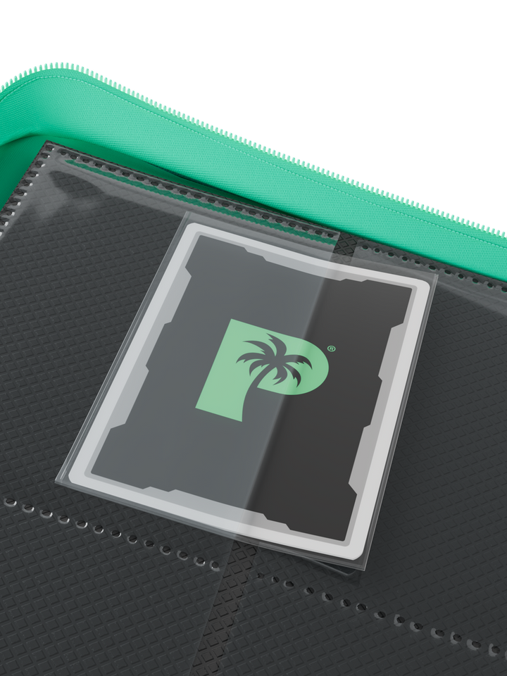 Palms Off Collector’s Series 9 Pocket Zip Binder (Turquoise) - product detail