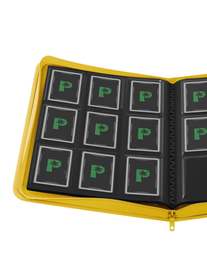Palms Off Collector’s Series 9 Pocket Zip Binder (Yellow) - product detail