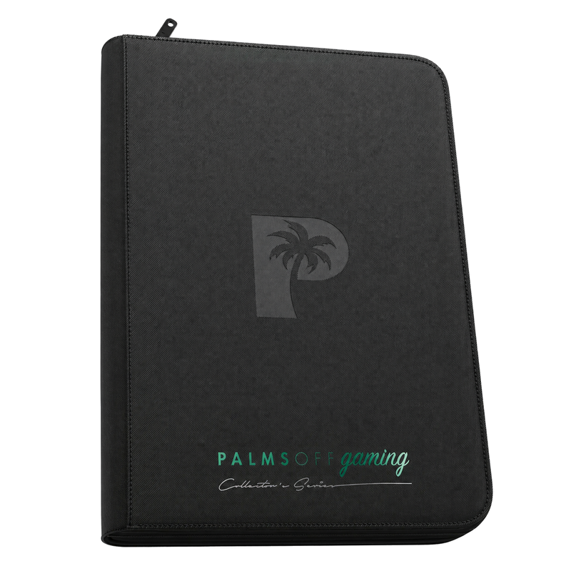 Palms Off - Collector’s Series Top Loader Zip Binder (Black)