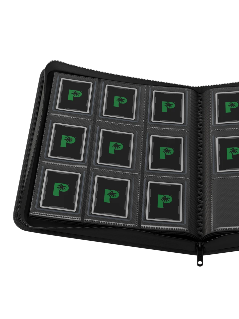 Palms Off Collector’s Series Top Loader Zip Binder (Black) - product detail