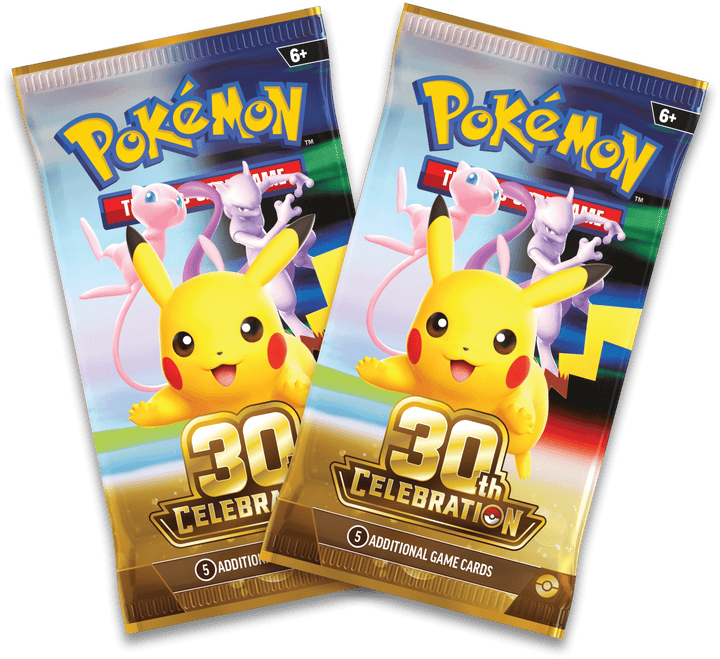 30th Celebration booster packs included in each Mini Tin