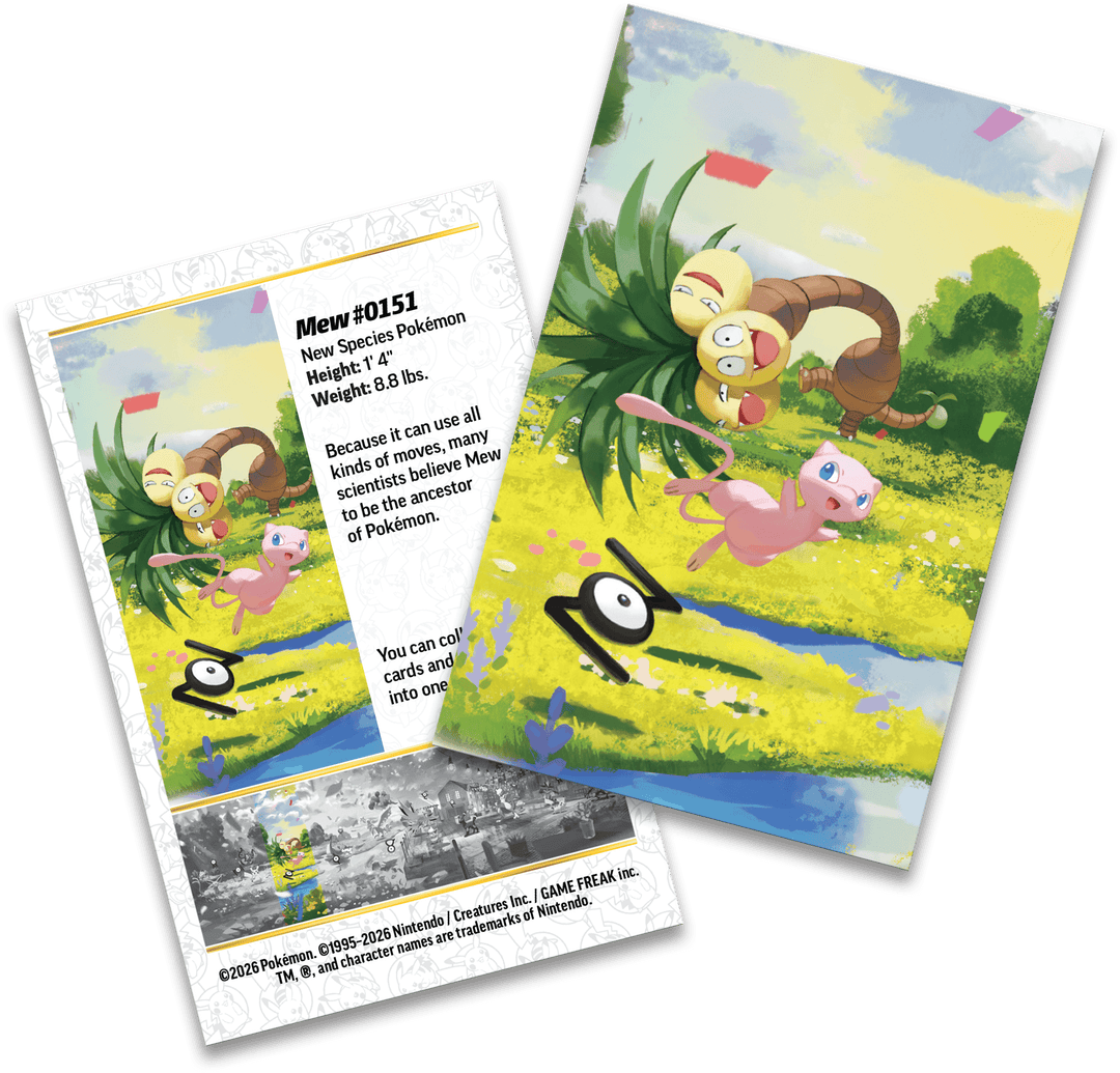 Day Mew Mini Tin art card and sticker sheet