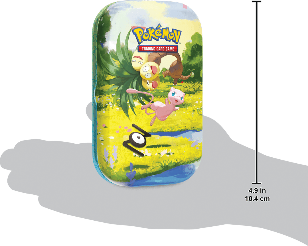 Mew Mini Tin size illustration