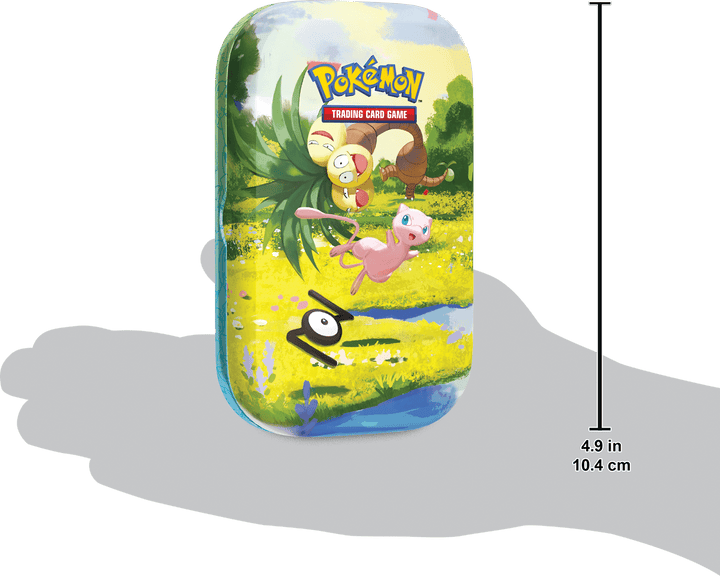 Mew Mini Tin size illustration