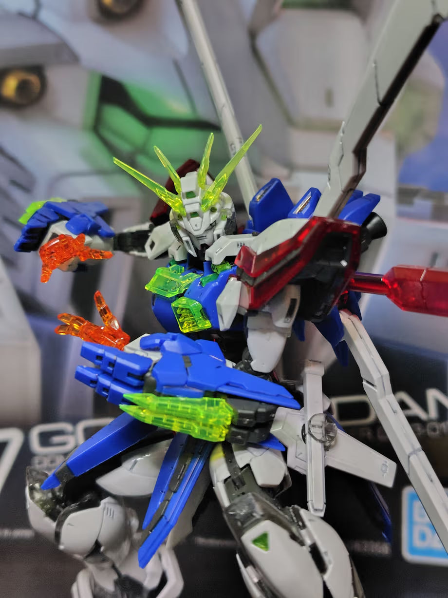 GUNDAM - P-Bandai RG 1/144 B Prize: God Gundam Solid Clear 2024 Minor Box Damage