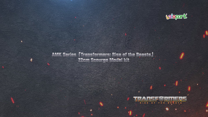 YOLOPARK - Transformers Rise of the Beasts 22cm Scourge Model Kit